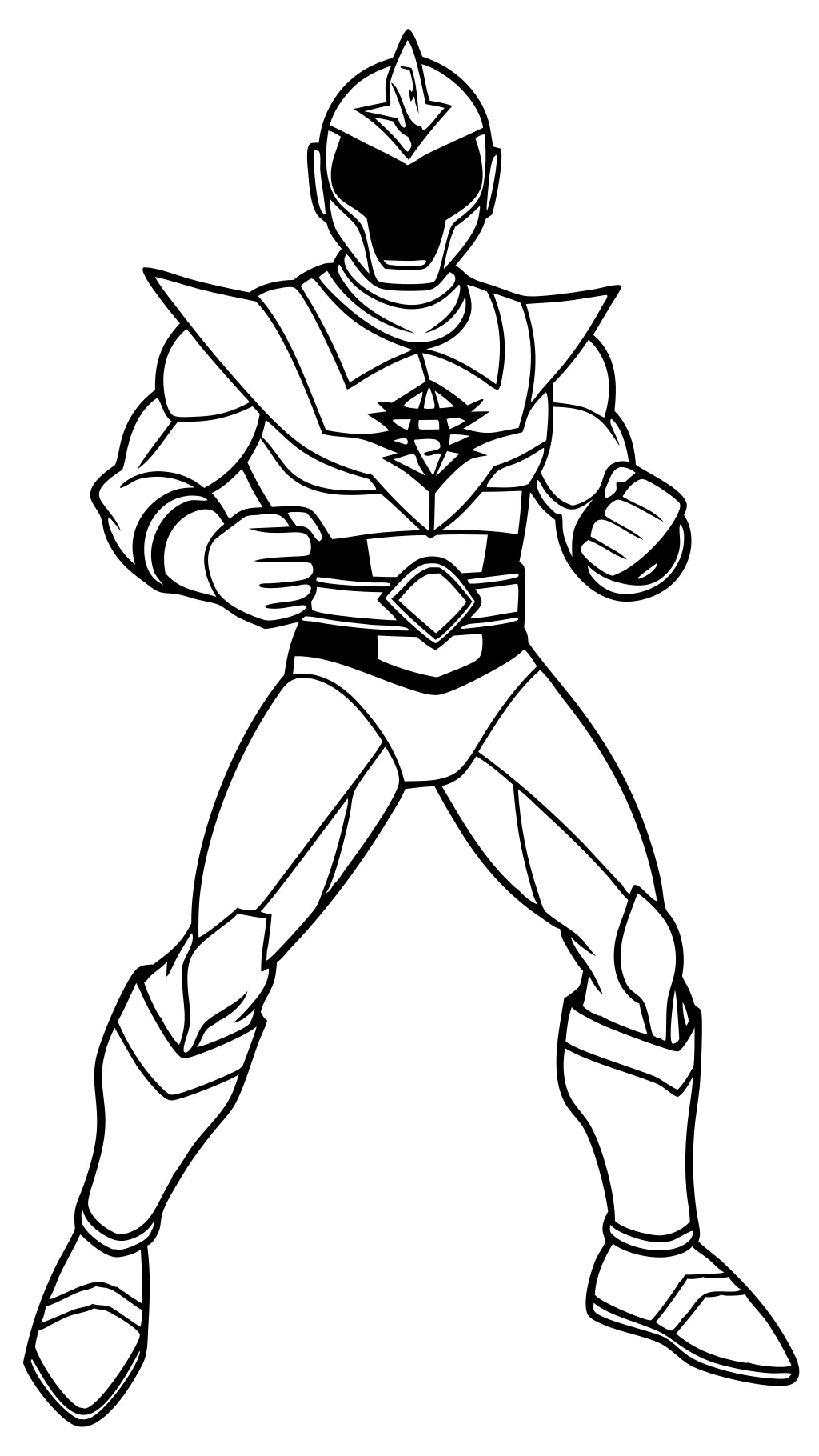 páginas para colorear de power ranger